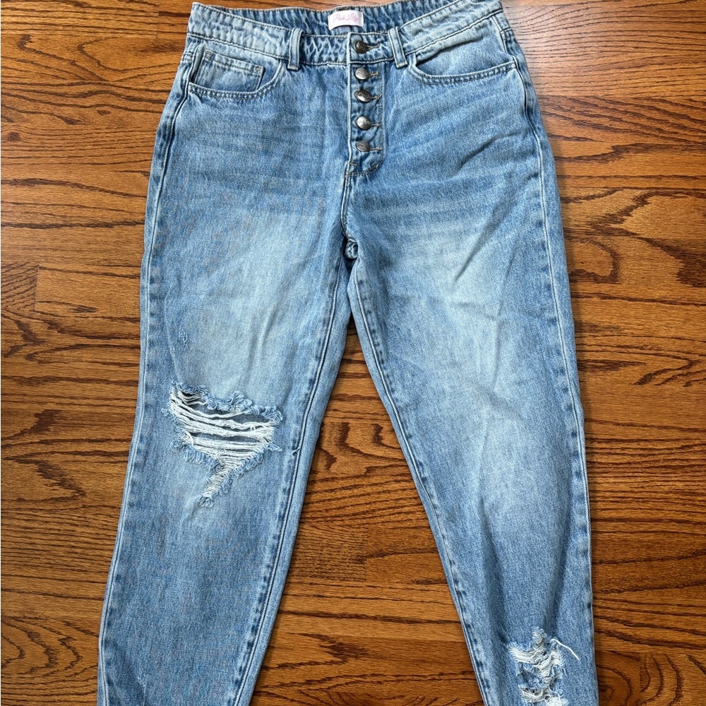 Pink Lily Mom Jeans size 9